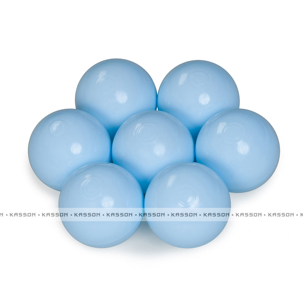 Цвет шариков: молочно-голубой