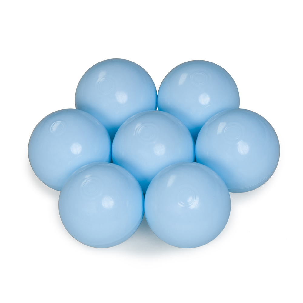 Color of the balls: milky blue