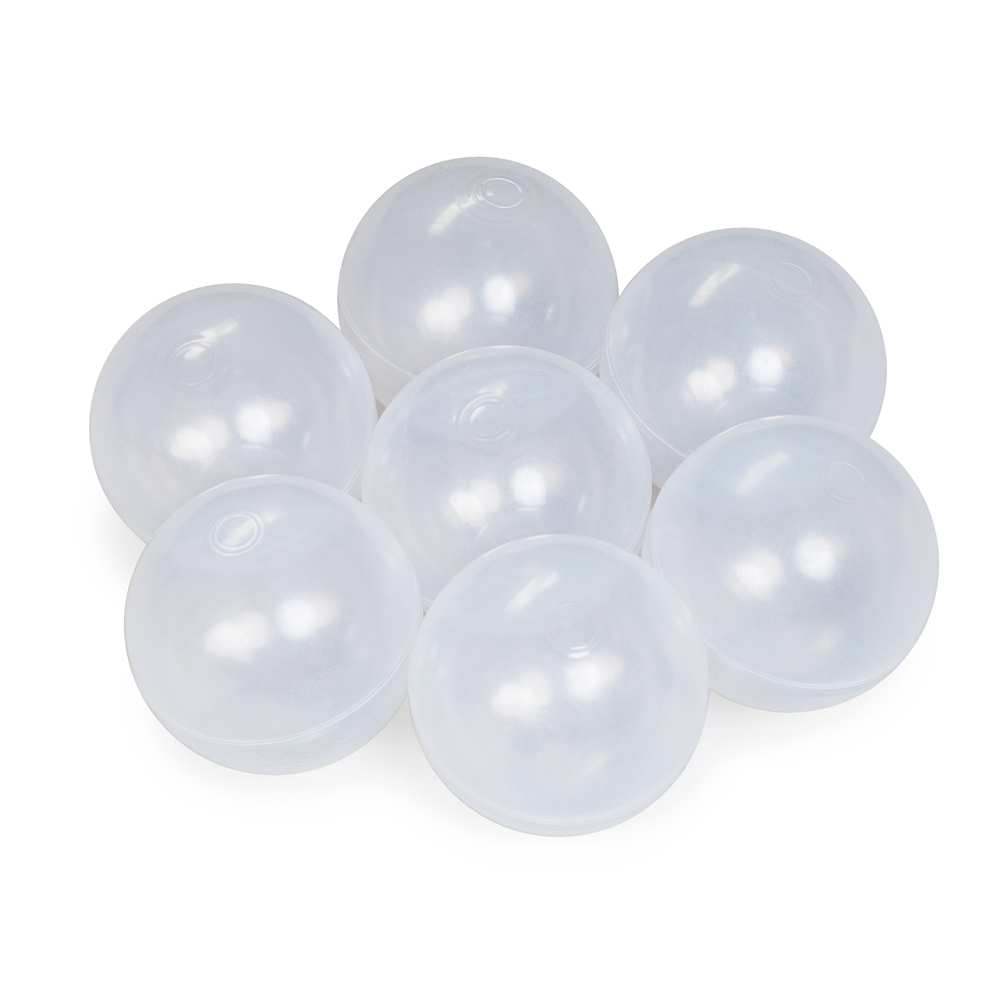 Color of the balls: transparent