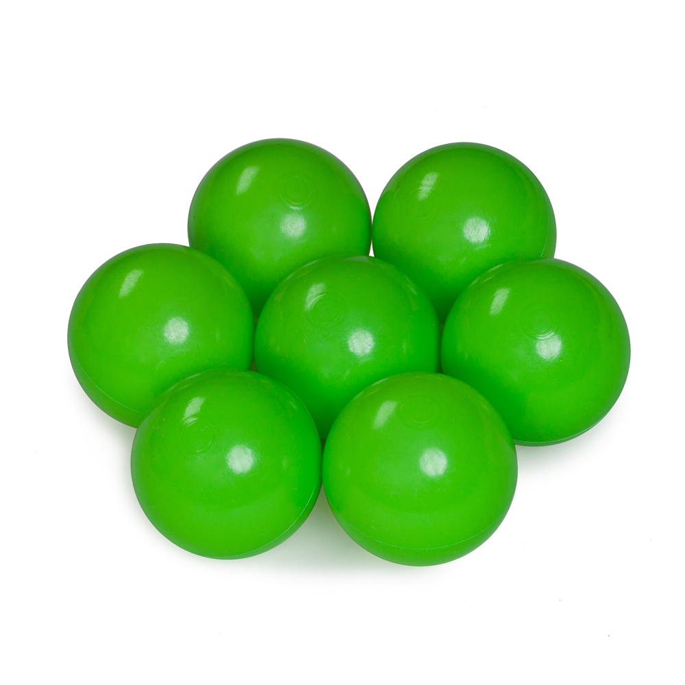 Color of the balls: lime